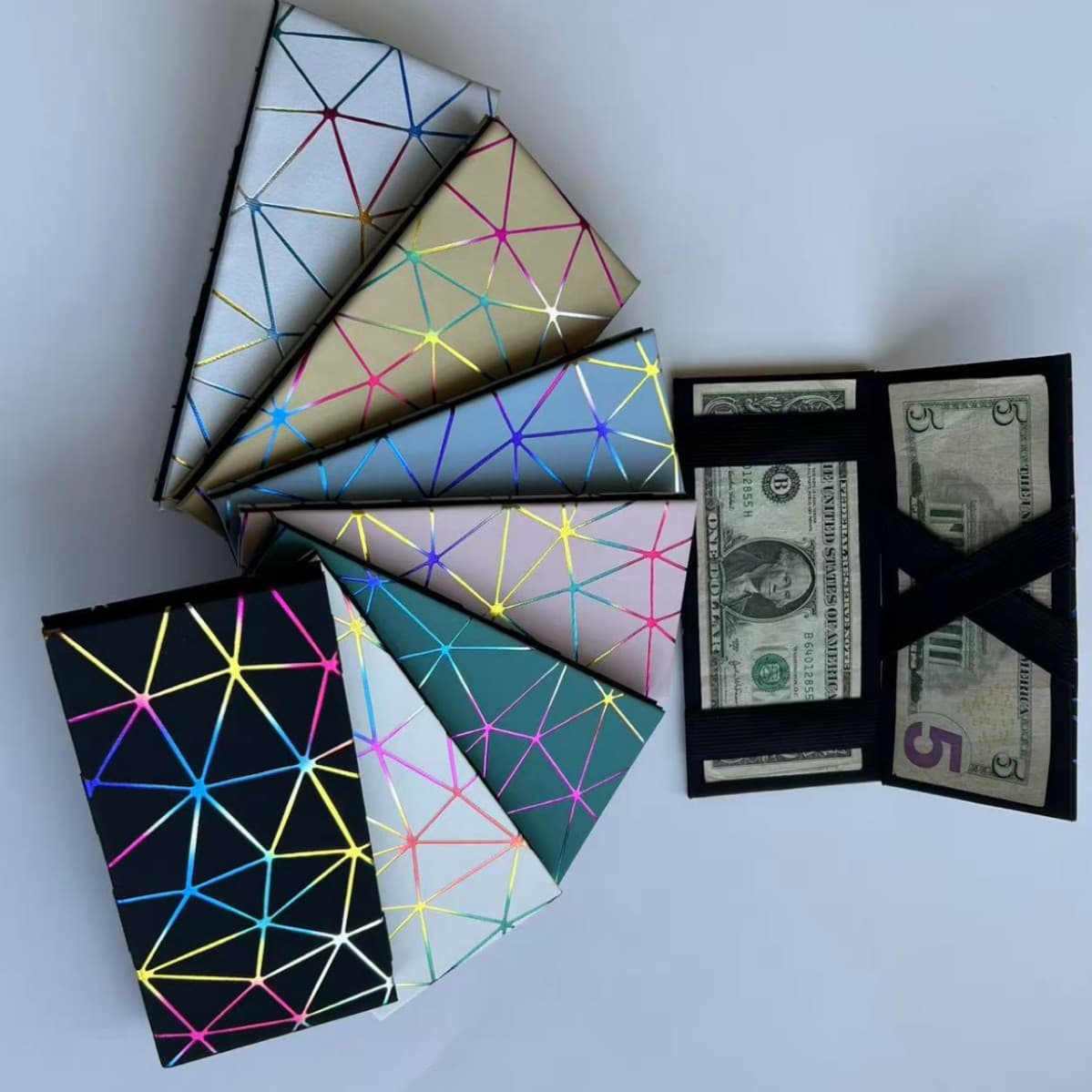 Hot-Selling Magic Wallet Flip Wallet Creative Wallet Pu Card Holder Coin Purse Money Clip Manufacturer Wholesale