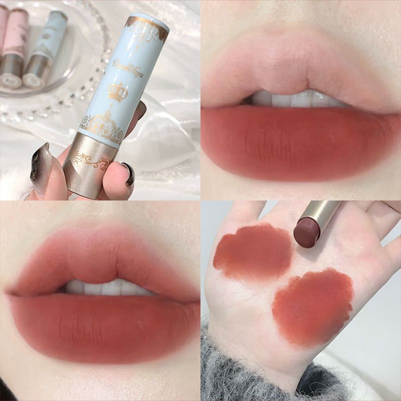 Daimanpu Lip Mud Stick Cosmetics Velvet Matte Matte Student Portable Domestic Makeup Nude Lipstick