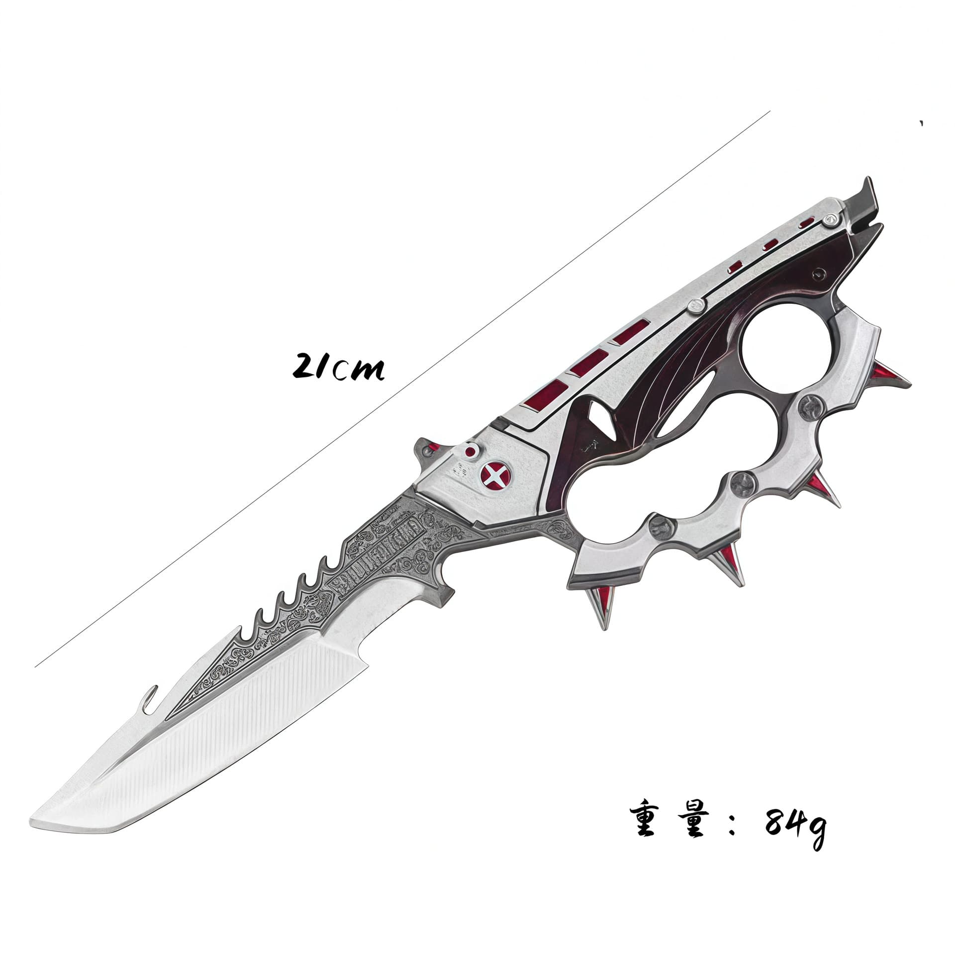 Delta Force Action Peripheral Creed Melee Weapon Same Style S7 Knife Skin Model Alloy Weapon Series Full Metal