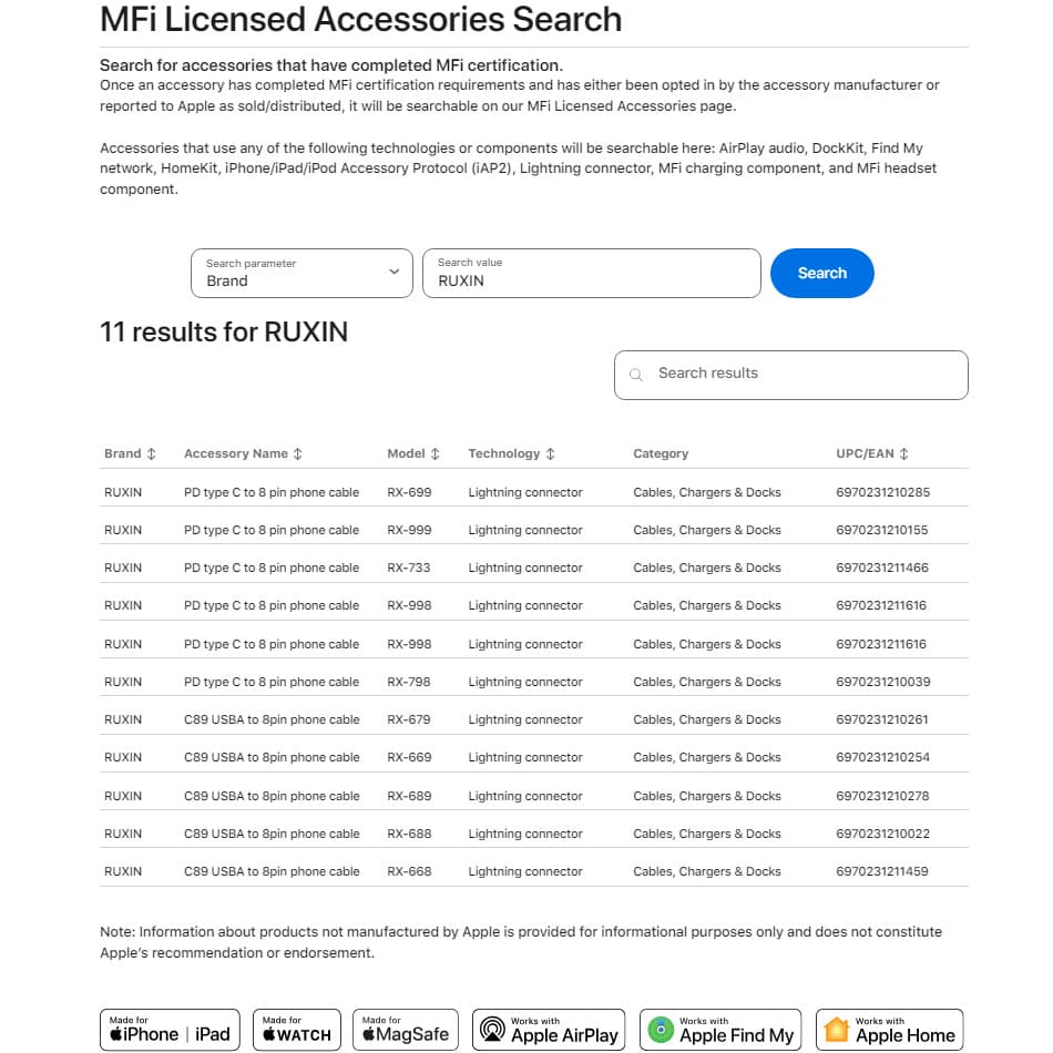 Source Factory MFI Certified Phone Charging Cable, Cross-Border Compatible Apple MFI Certified PD 27W Fast Charging Data Cable