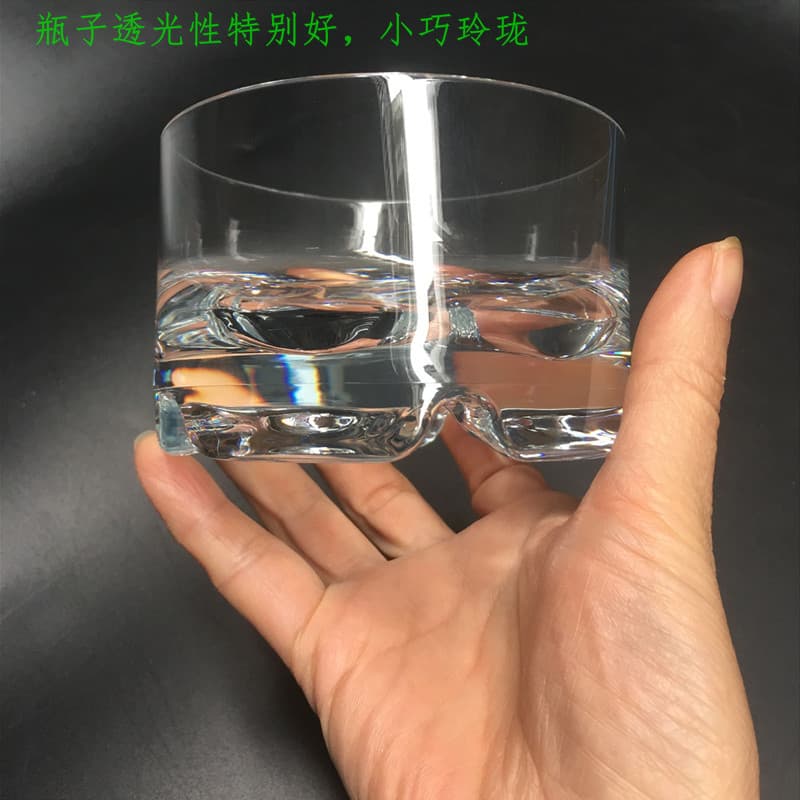 Jiabao PC Acrylic Creative Round Hydroponic Flower Pot Transparent Plant Vessel for Succulents and Pothos Short Vase