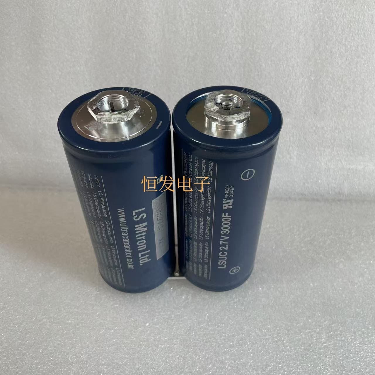 2.7V3000F Korean LSUC farad capacitor 6 strings of 16V500F car starting power supply spot welding machine