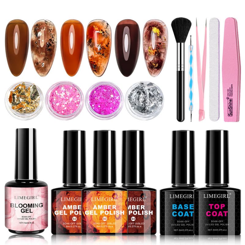 Cross-border Amazon Hot Selling Manicure Tool Set Nail Lamp Grinder Nail File Cuticle Remover Manicure Set