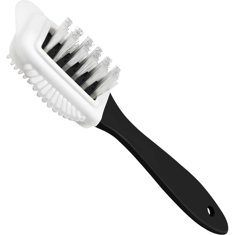 Nylon brushed leather, reverse suede, matte leather, snow boot three-sided suede shoe brush for cleaning, care, stain removal, and maintenance
