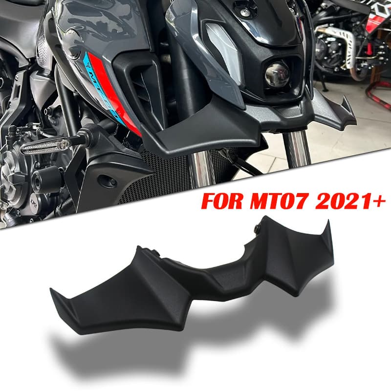 Compatible with Yamaha MT-07 21-23 MT07 Modified Front Nose Beak Spoiler Winglet Accessories
