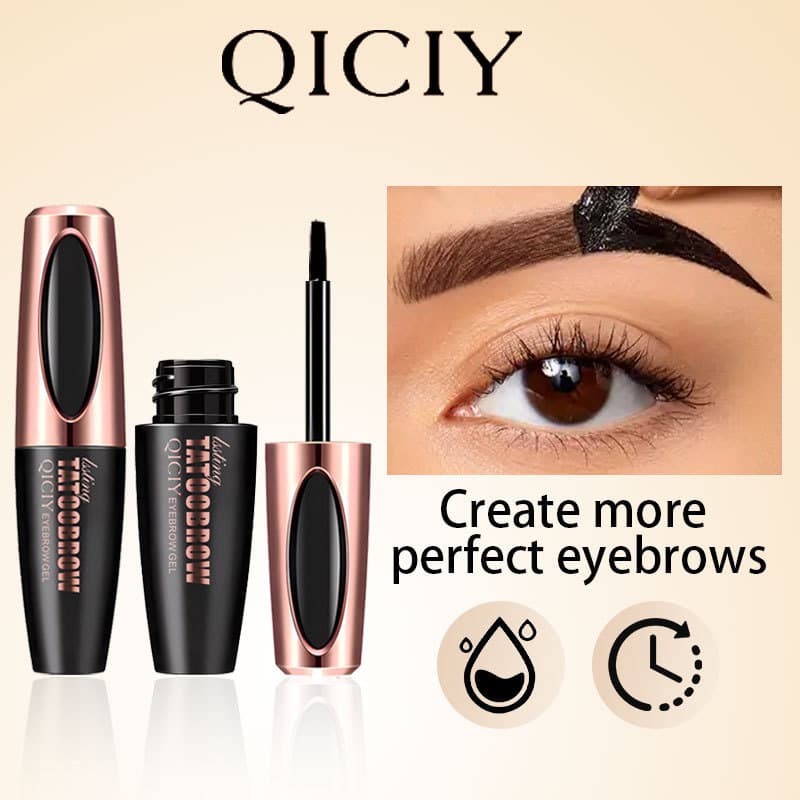 QICIY Cross-border Trade Peel-off Eyebrow Gel Long-lasting Waterproof Sweat-proof Natural Durable Peel-off Eyebrow Cream