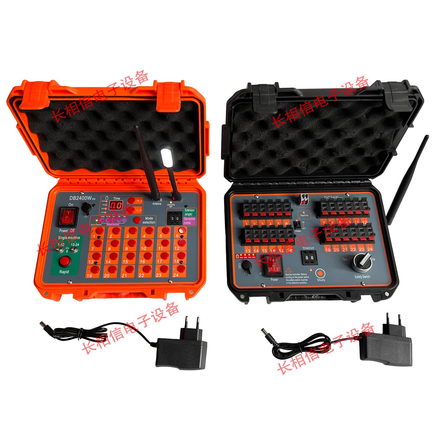 1 Master 1 Slave Standalone 24-Channel Stage Shape Controller with Open/Close Door and Running Effects