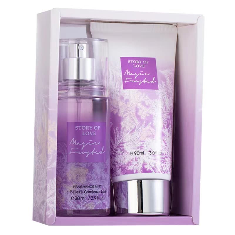 Cross-border full English perfume body spray body lotion two-piece set Vietnam Southeast Asia Victoria Perfume