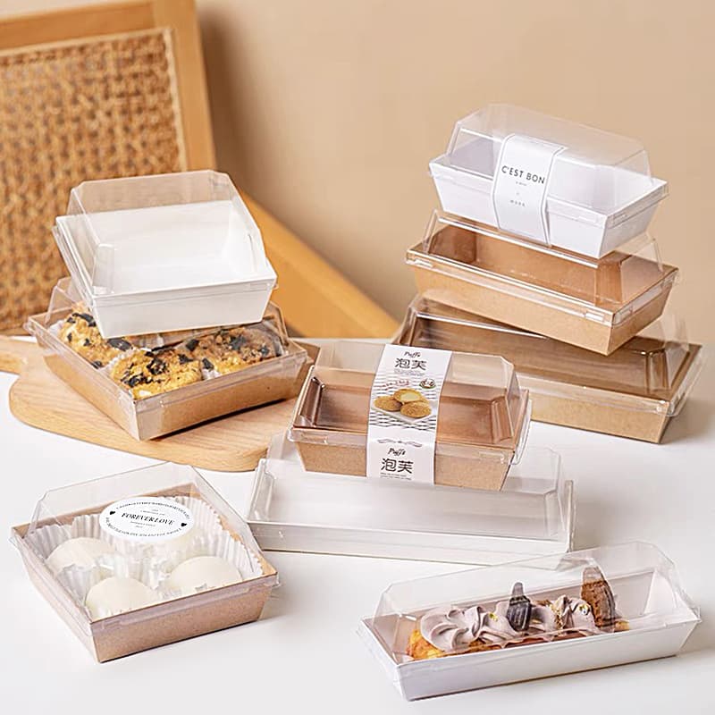 Sandwich Yolk Crisp Packing Box Snow Beauty Lady Meat Fake Beckham Packing Box Swiss Roll Baking Western Pastry Dessert Box
