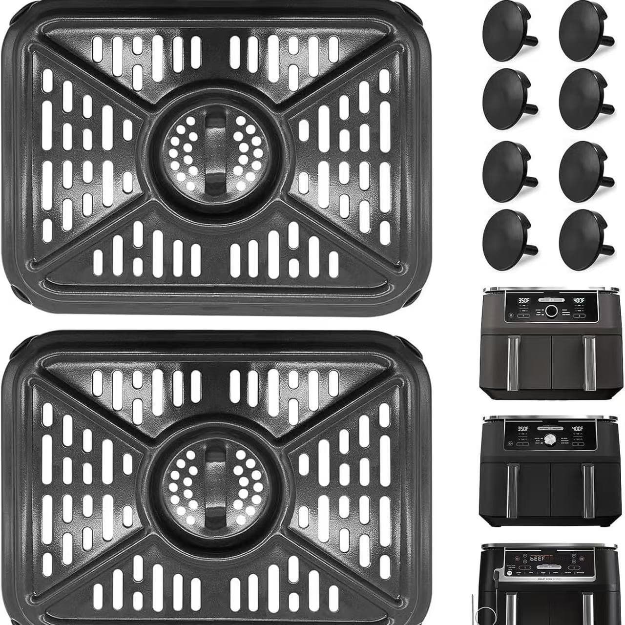 Air Fryer Accessories Frying Plate Ninja Foodi Dz401 Dz550 Double Pot Air Fryer Support Plate Oil Separator Plate