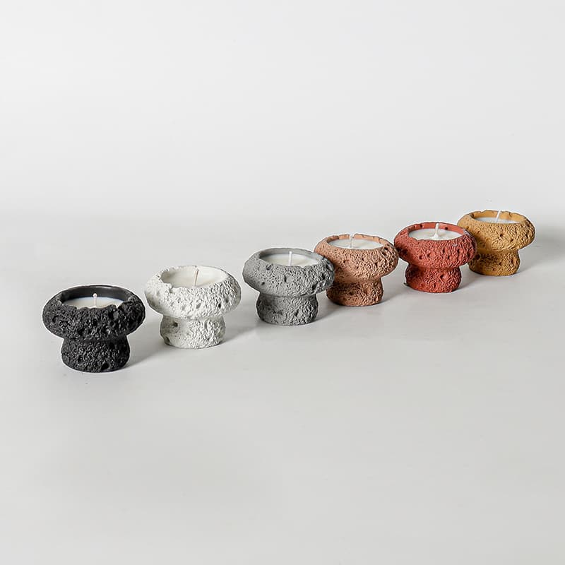 Cross-border best-selling cold mountain series candle cup meteorite fireless crystal fragrance indoor long-lasting souvenir aromatherapy container