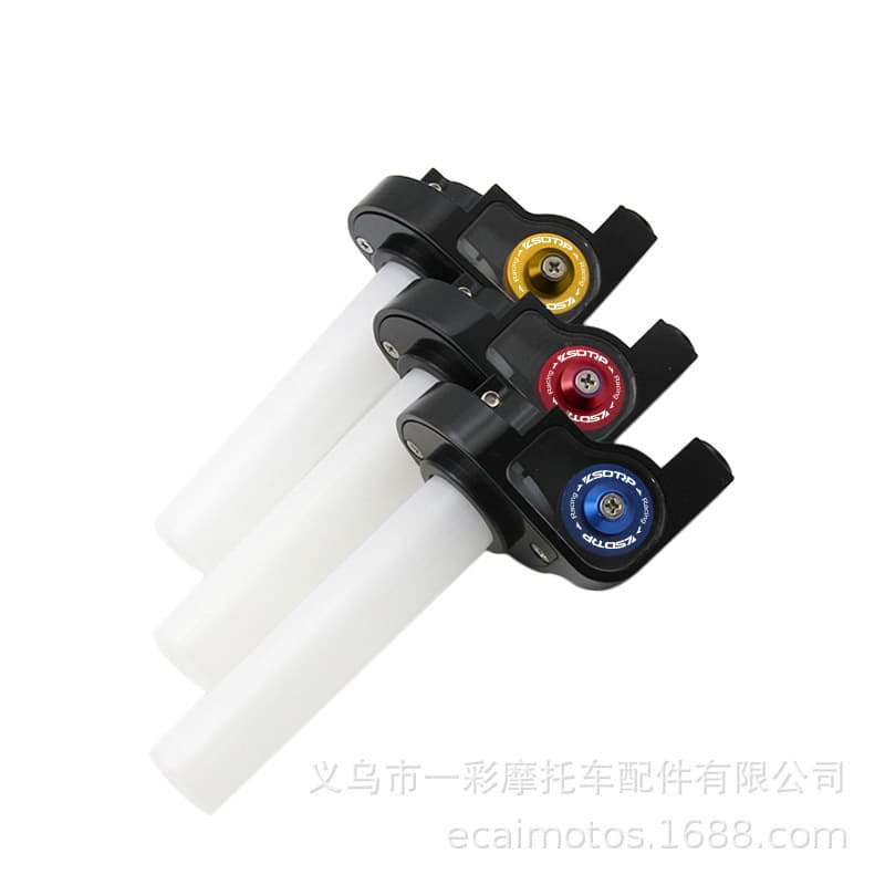 Dirt Bike Modified Throttle Grip Half CNC Large Twist Throttle Grip Visible Throttle Grip Acceleration Booster