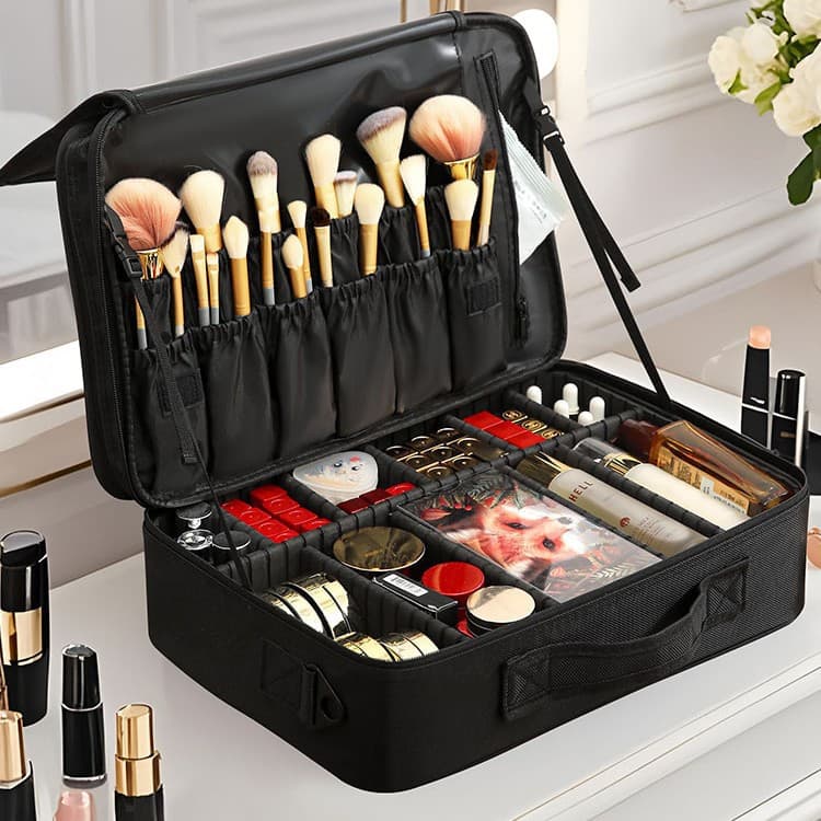 Cross-border Cosmetic Bag Women Large Capacity Portable Travel Makeup Set Tattoo Artist Makeup Organizer Toolbox Bag