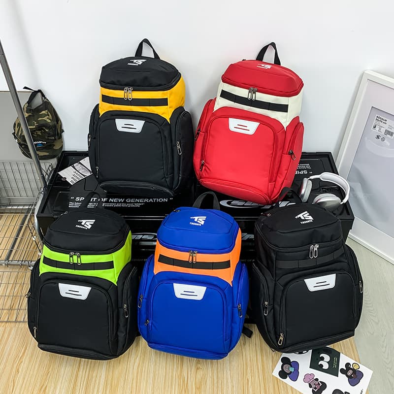 Cross-Border New Basketball Backpack Oxford Cloth Large Capacity Independent Shoe Compartment Outdoor Basketball Storage Unisex Backpack