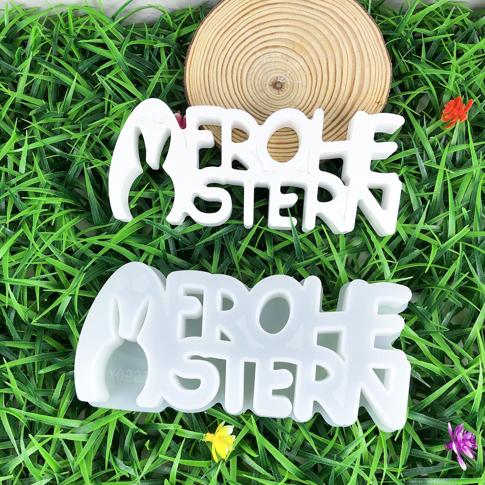 X0551 Moral Education Easter Decoration Mold, DIY Silicone Mold for Ornaments