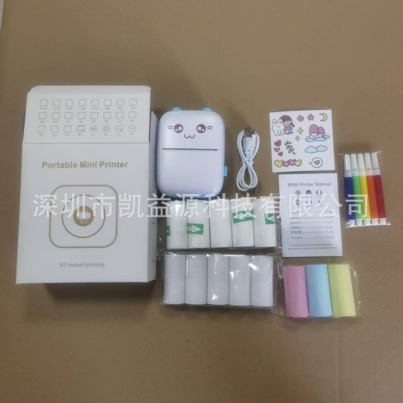 C9 Thermal Printer Kit - MiaoMiaoJi Wrong Question Printer Mini Printer C9 Photo Printer