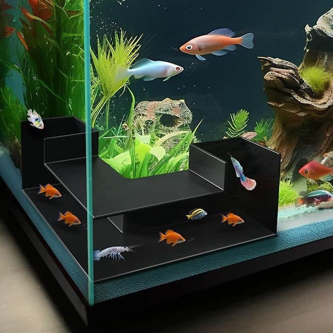 Creative Aquarium Decoration – Aquarium Cave Hideout 360° Viewing, Fun Aquarium Tunnel