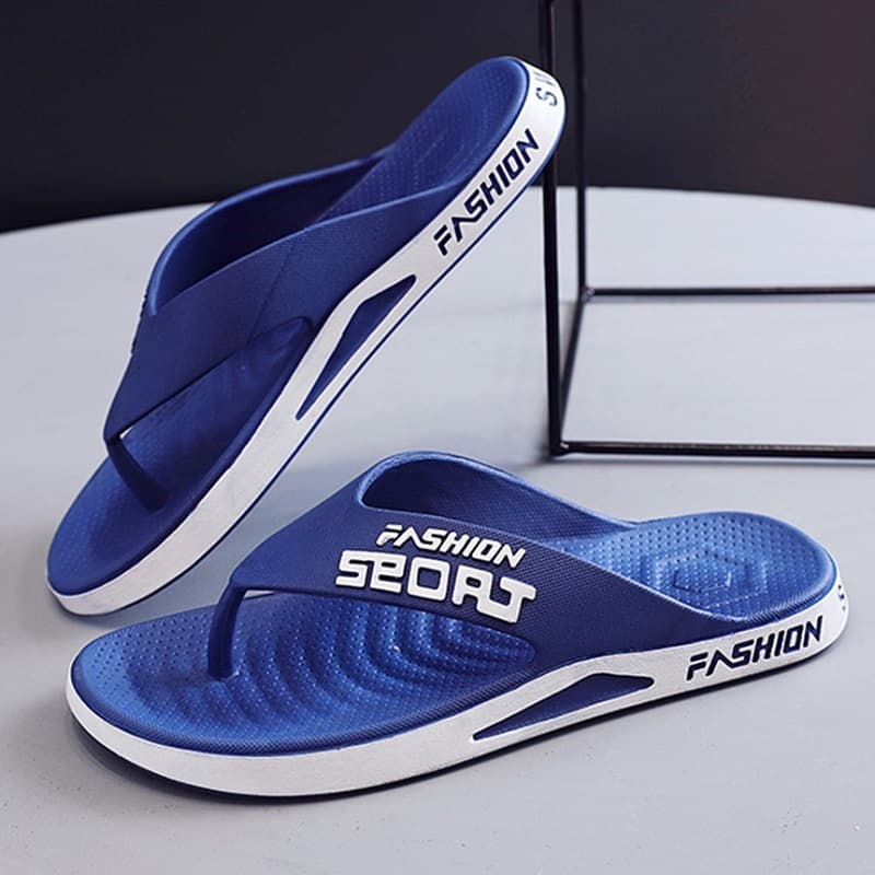 Flip-Flops for Men Summer Korean Style Indoor Anti-Slip Outdoor Teen Men Thick Sole Beach Shoes Casual New