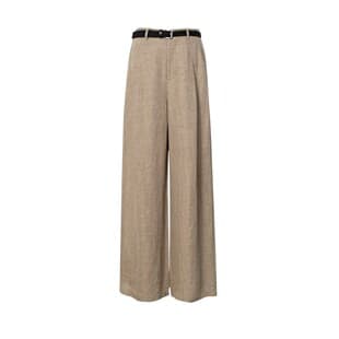 MM MaiMai 26 Summer New Old Money Style High-Waist Linen Wide-Leg Pants for Women Versatile Straight Casual 5H4350381
