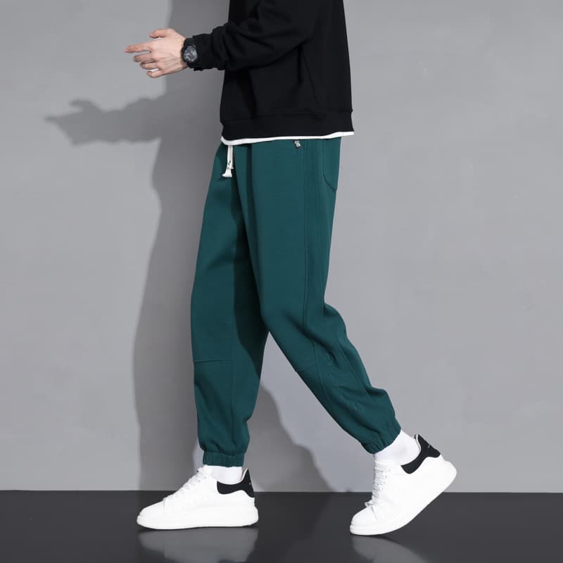 New Autumn/Winter Men's Plus Size Casual Pants, Trendy Jogger Sweatpants, Extra Size Sports Pants