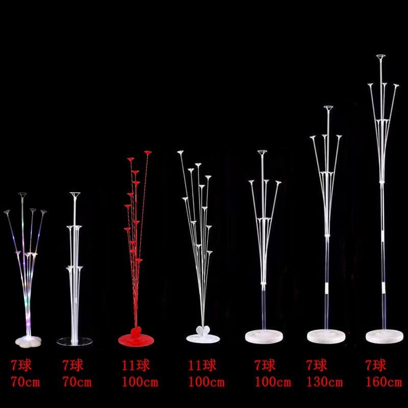 Balloon column 7 ball transparent table float 11 ball love ground float 13 ball 1.3m 19 ball 1.6m balloon tree road guide