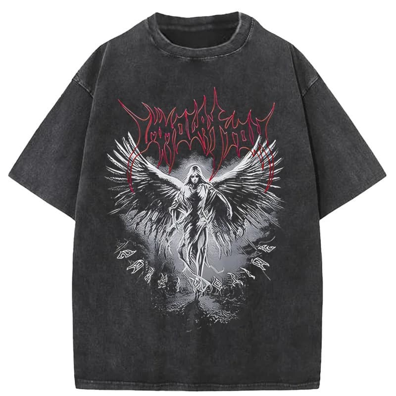 [Cross-border European code] Y2k T-shirt Gothic Punk Style Men T Shirt Clothe