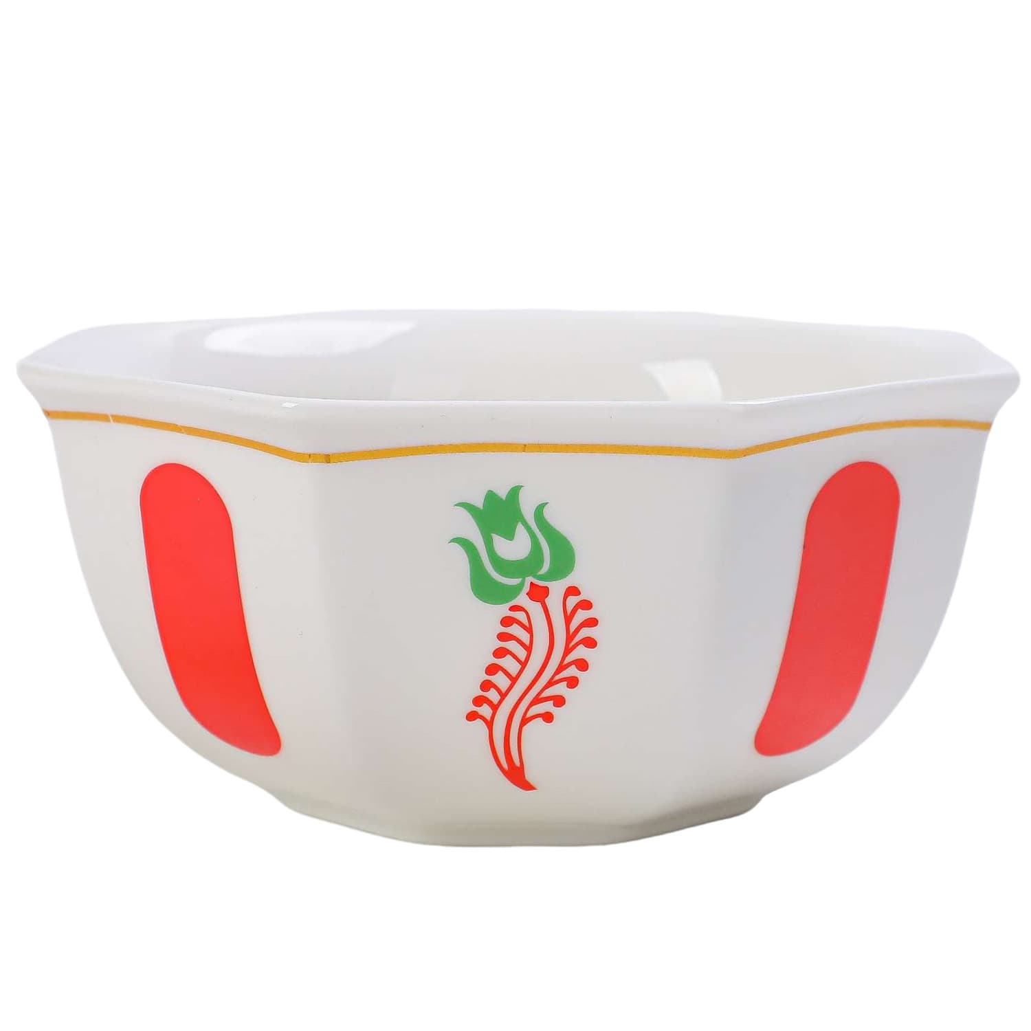 Middle East Hot Selling 6-Inch Traditional Arabic Festival Chocolate Dessert Bowl, Ceramic, Microwave and Oven Safe