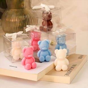 Cross-border Bear Birthday Valentine's Day Cute Decorative Ornament Ambiance Scented Candle Wholesale Creative Souvenir Gift In Stock