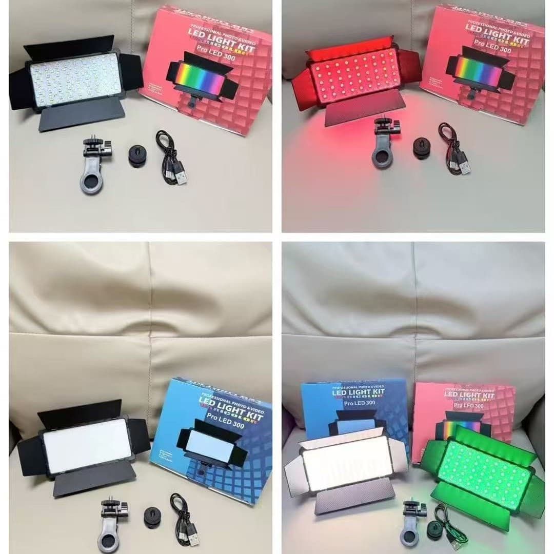 LED300 video light conference live video photography light portable outdoor shooting light mobile phone photo fill light pocket light