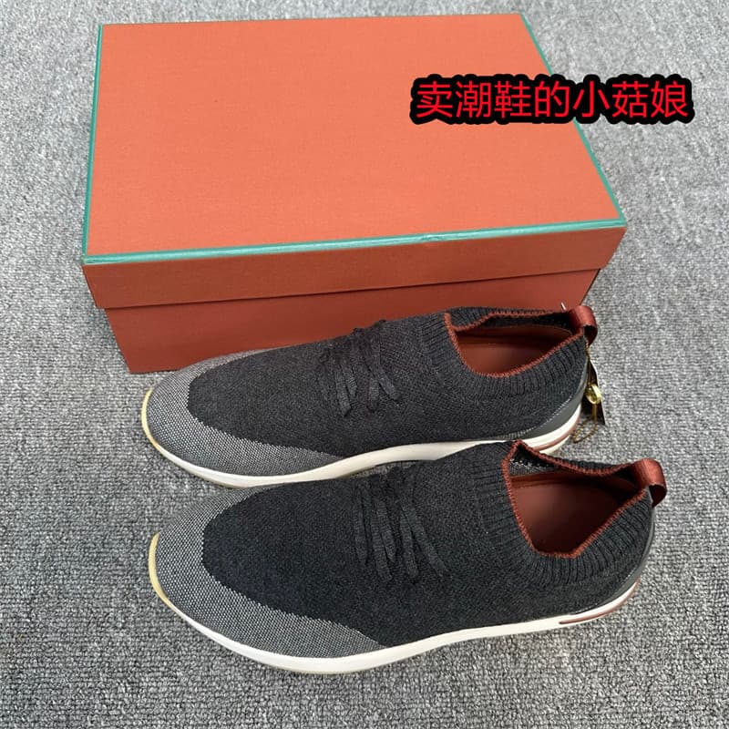 Spring/Autumn Wool Blend Knitted Hot Melt Edge Sealing Men's Lightweight Non-Slip Comfortable Breathable Casual Sports Shoes