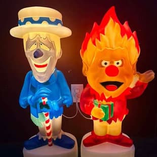 New 32" LED Christmas Heat Miser Blow Mold Outdoor Decor