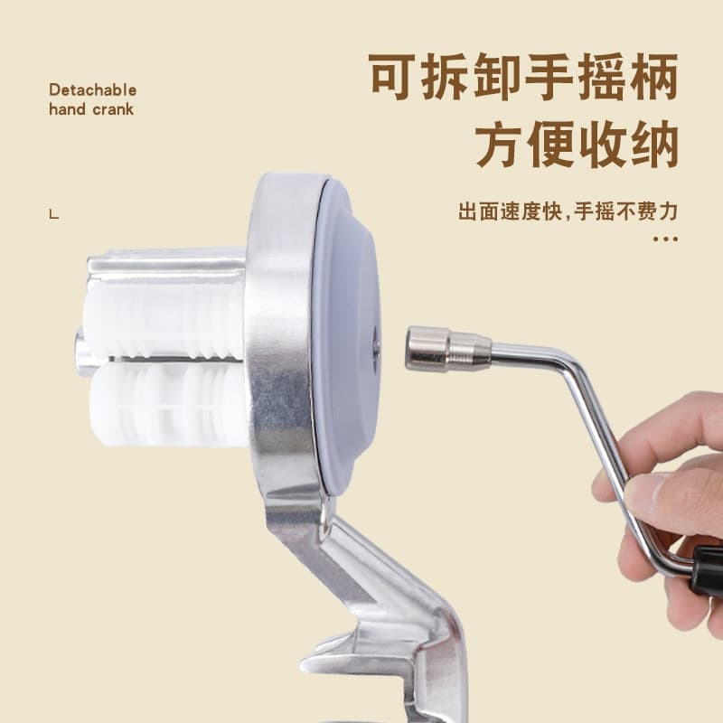 Manual pasta machine, household pasta machine, hand-cranked pasta machine, pasta machine