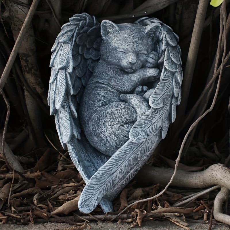 2026 New Cross-border Drop Shipping Indoor/Outdoor Memorial Stone Angel Pet Memorial Stone