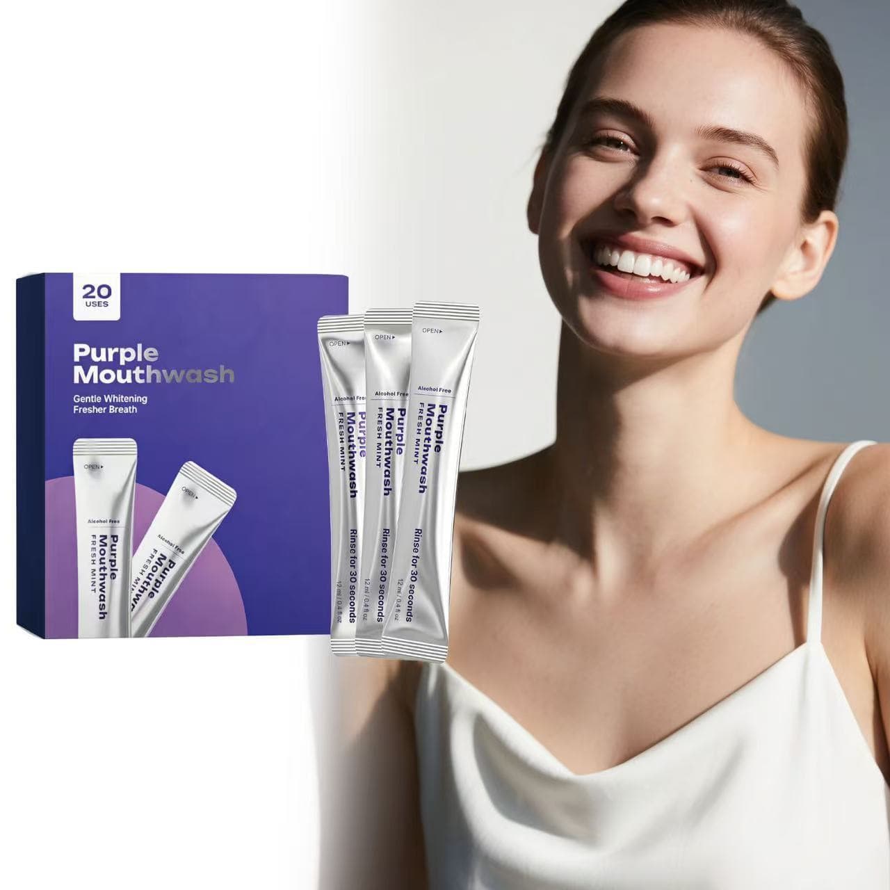 Fresh Mint Portable Mouthwash Mint Fragrance Fresh Care Teeth Cleaning Daily Care Mouthwash