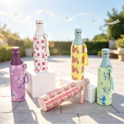 2025 Best-Selling All-Weather Ultra-Thin Stainless Steel Insulated Bottle Outdoor Portable Sports Water Cup Narrow Mouth Bottle Wholesale