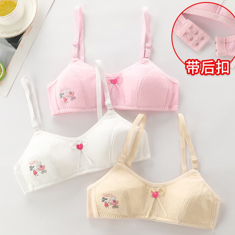 Girls' Bra for Middle and High School Students Ages 12-15, Developing Teens, Junior Bra, Vest Bra for Girls
