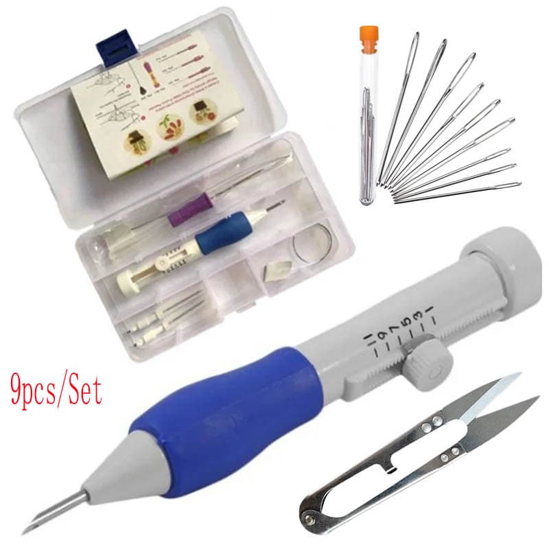 [Cross-Border Pick] Punch Needle Embroidery Craft Kit with Tools for DIY Sewing