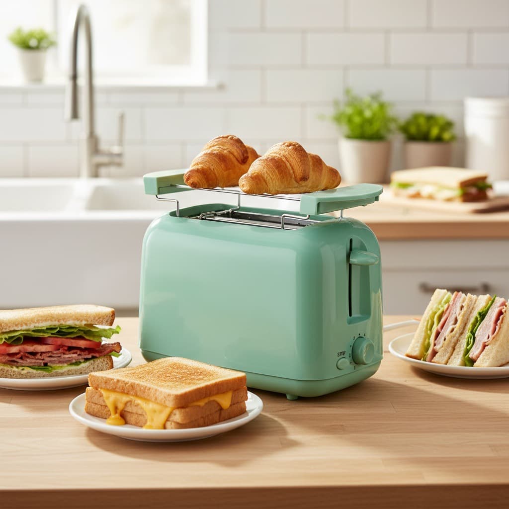 Home toaster, bread slicer, breakfast machine, toast oven, toaster, sandwich maker, fully automatic bread machine
