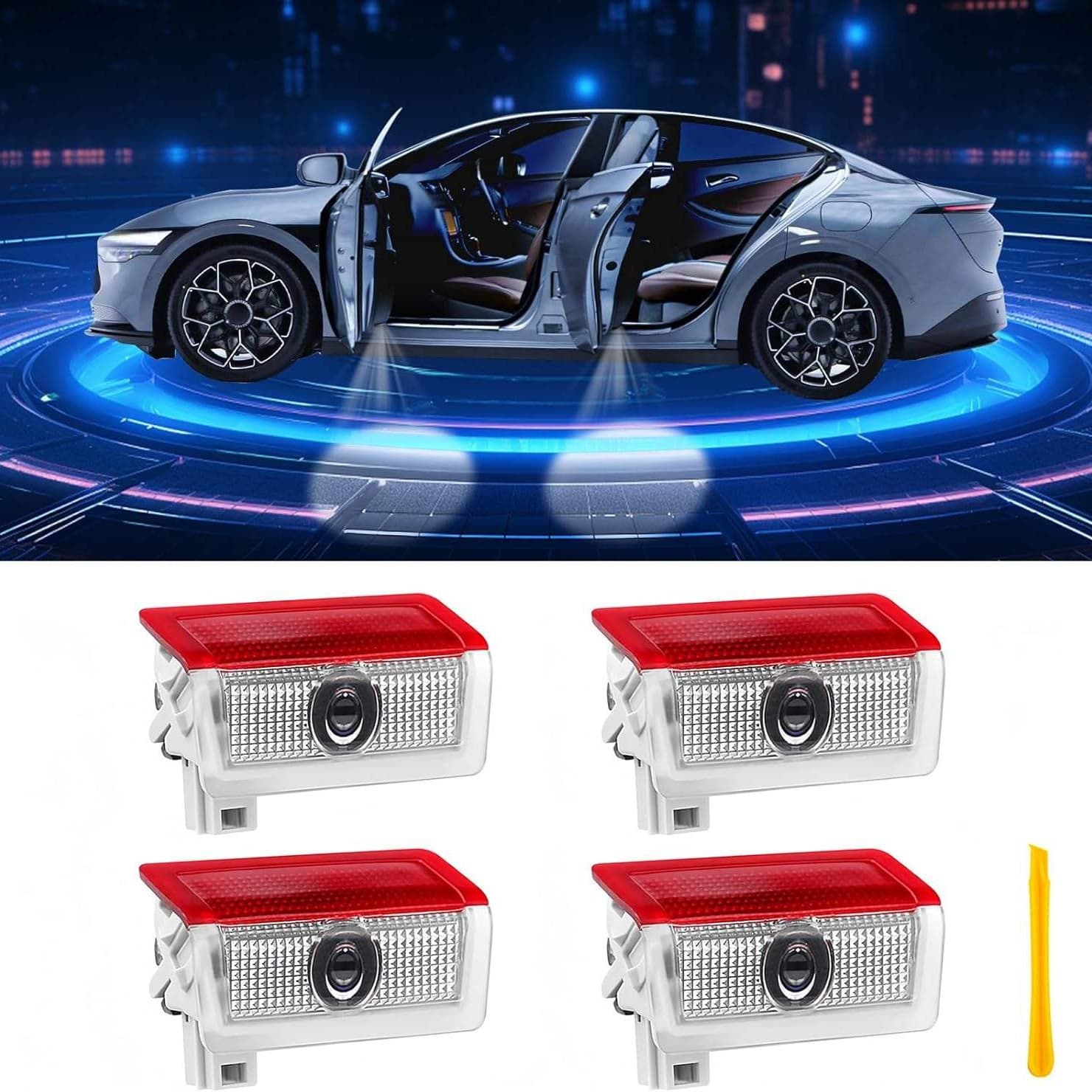 Suitable for Mercedes-Benz welcome light door projection light E-class W213/GLC/C-class w205 high-brightness Glass laser light