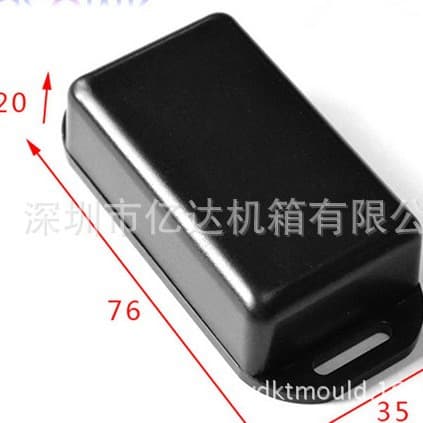 Wall-Mounted Junction Box, Industrial Mold Housing with Drilled Holes and Wire Clamp Box, GPRS Controller Shell, ABS Plastic Industrial Mold