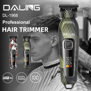 DALING 1968 New Hair Clipper Electric Trimmer USB Rechargeable Barber Taper Fade Hair Cutting Machine