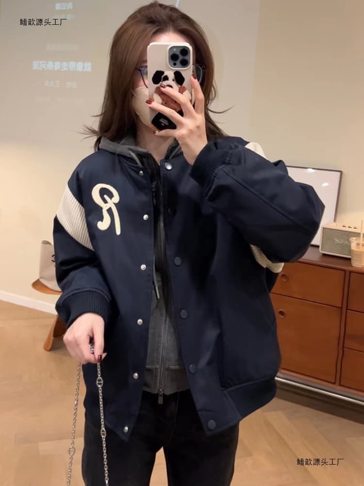 Thickened Short Baseball Jacket for Women Autumn/Winter 2025 New Korean Style Quilted Padded Cropped Coat for Petite