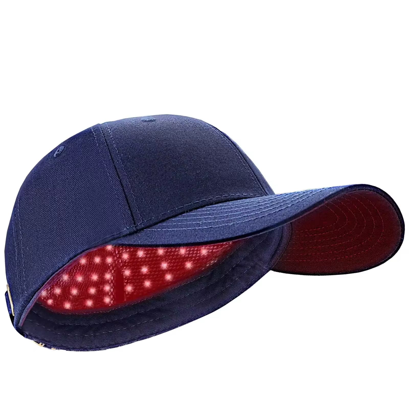 Cross-border best-selling infrared therapy hair growth cap with temperature regulation, hair care, and blue/red light for hair growth and thickening.