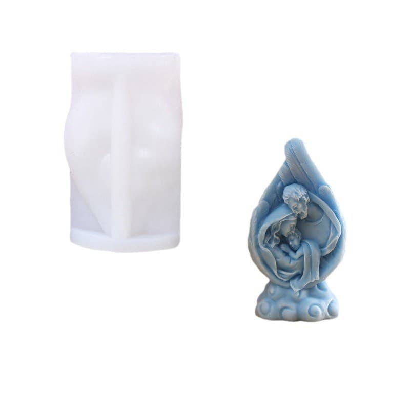 3D Little Angel Silicone Candle Mold, Boy and Girl Angel Plaster Doll Mold, Creative Soap Mold for Decoration