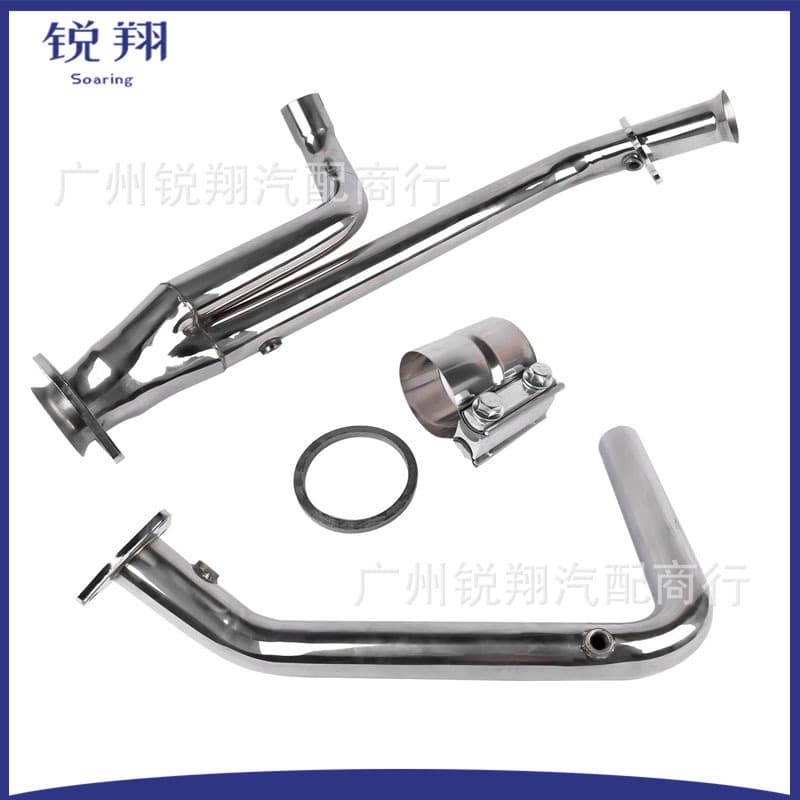 GM641242 Stainless Steel Exhaust Pipe Compatible with 1999-2006 Chevrolet GMC 2WD 4WD
