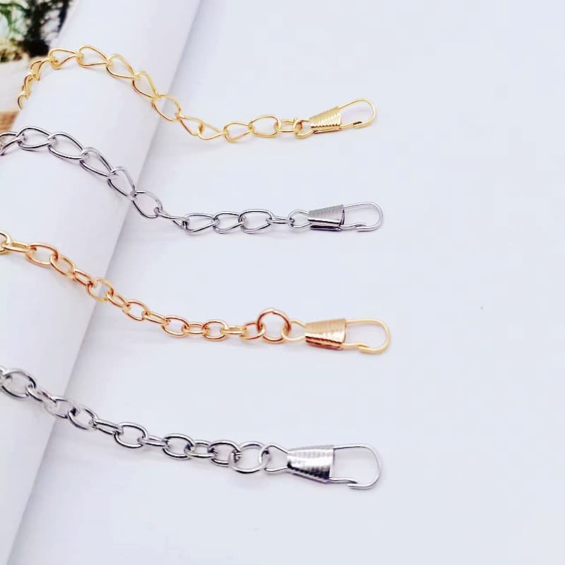Bag Hardware Fine Chain Kiss Lock Bag Chain Shoulder Bag Strap Large Hole Bead Ball Clasp Chain O-Shape Chain In Stock Wholesale