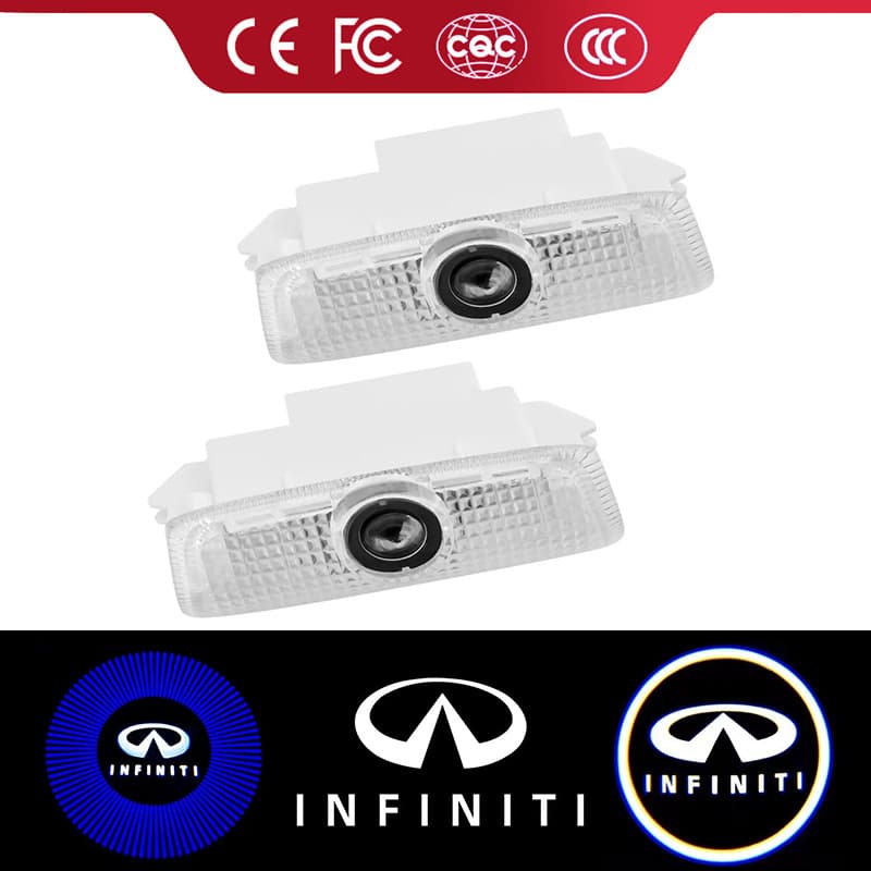 Suitable for Infiniti welcome lamp Q50L Q70L QX60 QX50 G25 FX35 door projection lamp