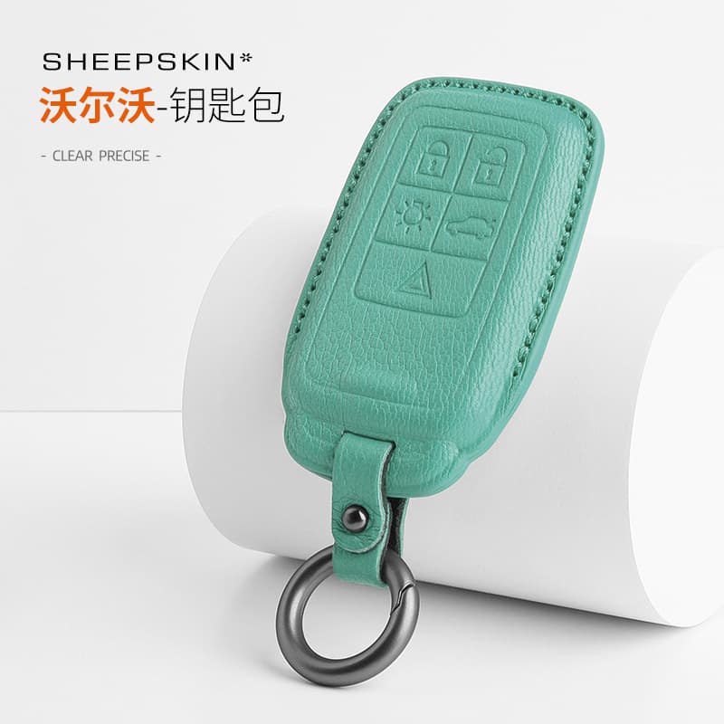 Goatskin Key Case for Volvo XC60 S60 XC40 XC90 S90 V90