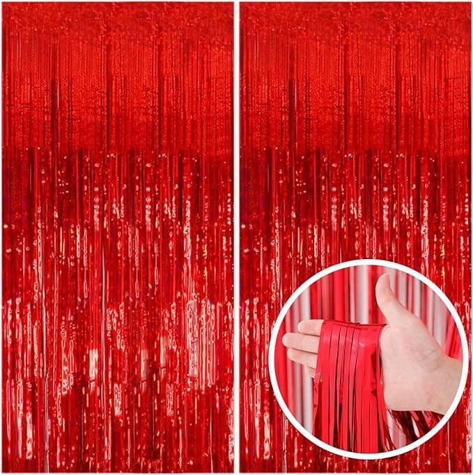 New Cross-border 1*2M Rain Curtain Birthday Party Wedding Ceremony Stage Decoration Photo Props Streamer Ribbon