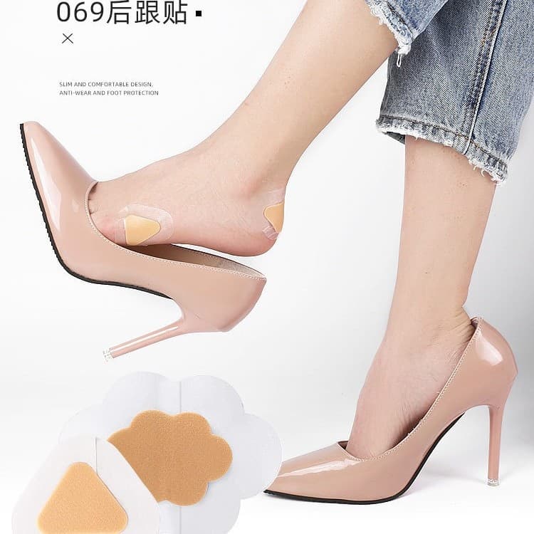 Factory direct supply PE foam invisible heel anti-wear foot patch high heels sports shoe foot wear patch